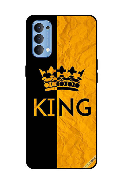 Covernex غطاء حماية لهاتف OPPO Reno 4 4G - أسود وأصفر