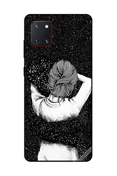 Covernex غطاء حماية لهاتف سامسونج جالكسي نوت 10 لايت - خيال فتاة دودل الليلية
