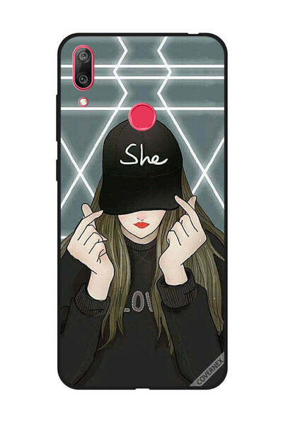 Covernex غطاء حماية لهاتف هواوي Y7 Prime 2019 She On Cap