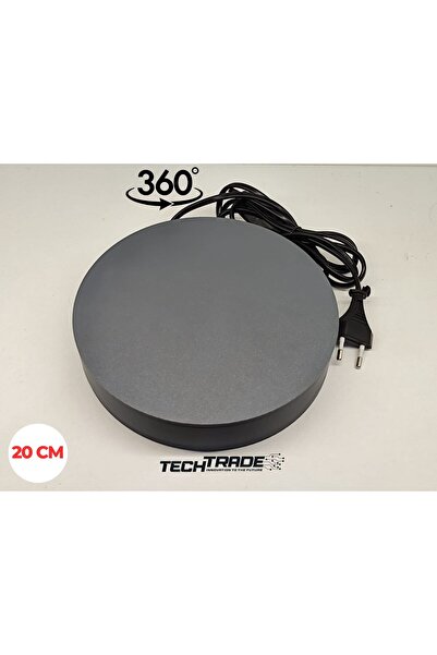 Tech Trade Ürün Çekimi Için 360° Dönen Stand Elektrikli 20cm Çapında