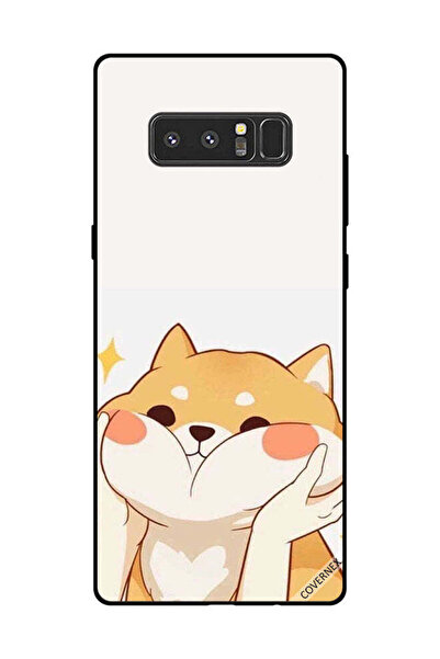 Covernex غطاء حماية لهاتف سامسونج جالكسي نوت 8، قطة محبة أثناء حملها من الشيكات