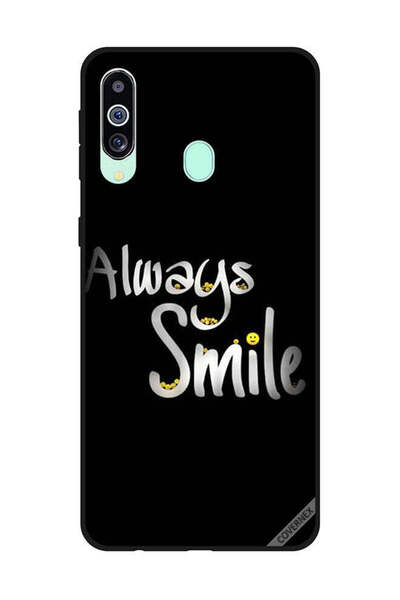 Covernex غطاء حماية لهاتف سامسونج جالاكسي M40/A60 - ابتسم دائمًا