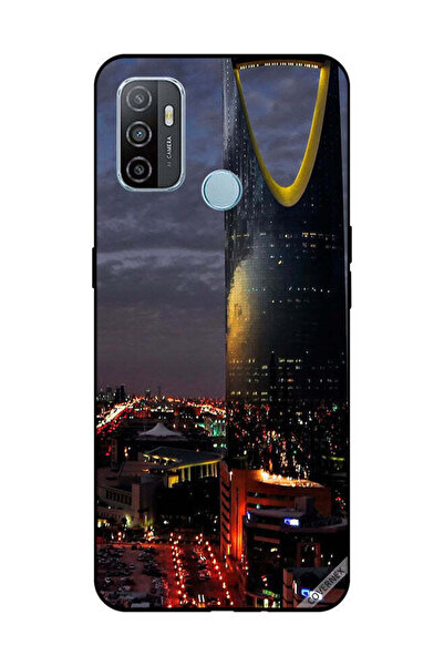 Covernex غطاء حماية لهاتف OPPO A53/A53S منظر برج الفيصلية في المساء