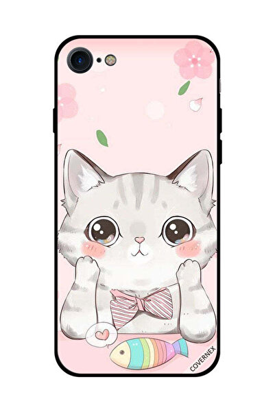 Covernex غطاء حماية لهاتف iPhone SE 2020 - سمكة قطة