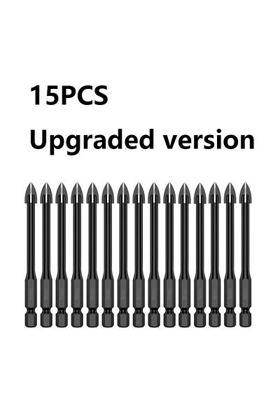 Choice 15pcs 10Pcs 6mm Cross Hex Drill Bit Set For Tile Porcelain Glass Mirror Multifunction Tile Porcelain