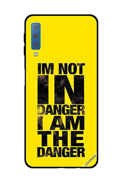 Covernex غطاء حماية لهاتف سامسونج جالاكسي A7 2018 أنا لست في خطر أنا الخطر
