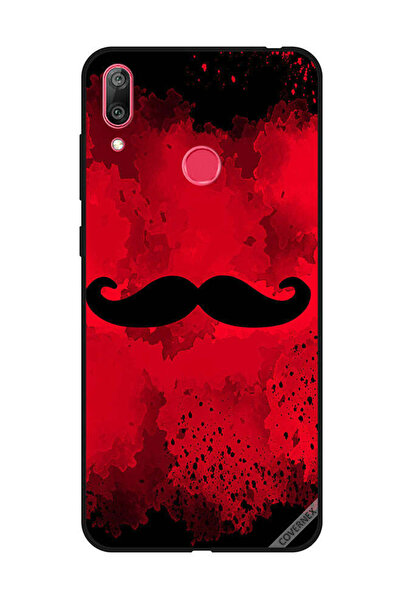 Covernex غطاء حماية لهاتف هواوي Y7 برايم 2019 - شارب أحمر - خلفية