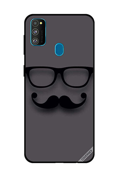 Covernex غطاء حماية لهاتف سامسونج جالاكسي M30s - زجاج أسود وشارب