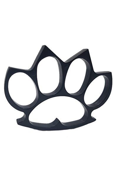 dalimag Pumnal autoaparare, tepuse ascutite, 1 cm grosime, argintiu