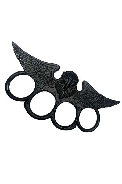 dalimag Pumnal metalic tip cutie cu design de vultur cu aripi deschise, negru, Dalimag