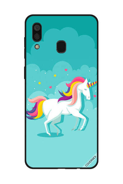Covernex غطاء حماية لهاتف سامسونج جالاكسي A30 - وحيد القرن يمشي