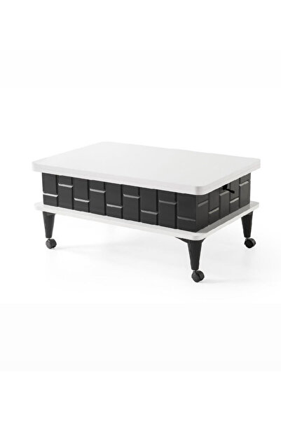 OnurEvimde Akıllı Sehpa Sihirli Sehpa Tekerlekli Orta Sehpa Açılabilir Sehpa ...