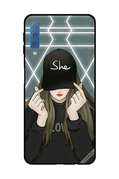 Covernex غطاء حماية لهاتف سامسونج جالاكسي A7 2018 - She On Cap