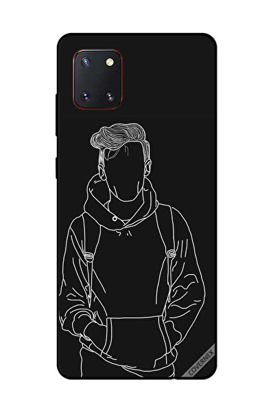 Covernex غطاء حماية لهاتف سامسونج جالكسي نوت 10 لايت - رسم جاكت بوي