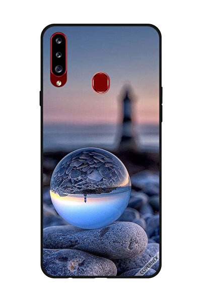 Covernex غطاء حماية لهاتف سامسونج جالاكسي A20s، تصوير رائع للطبيعة في زجاج دائري