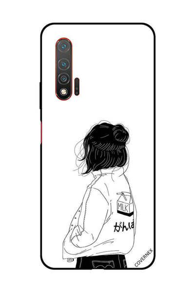 Covernex غطاء حماية لهاتف هواوي نوفا 6 5G فتاة تفكر بعمق كبير