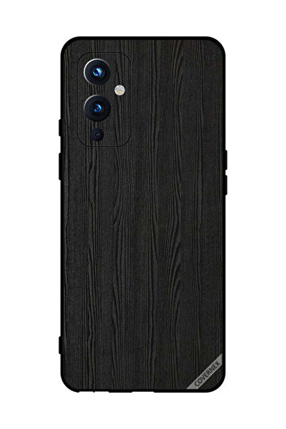Covernex غطاء حماية لهاتف OnePlus 9 بنمط خشبي أسود