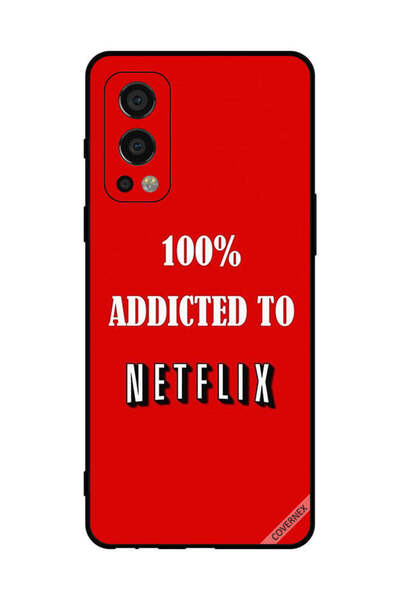 Covernex Protective Case Cover For OnePlus Nord 2 5G 100 % Addicted To Netflix