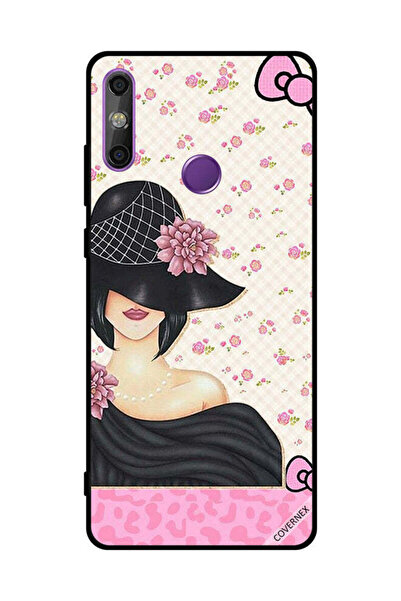 Covernex غطاء حماية لهاتف هواوي إنجوي 20E - فتاة ذات قبعة سوداء