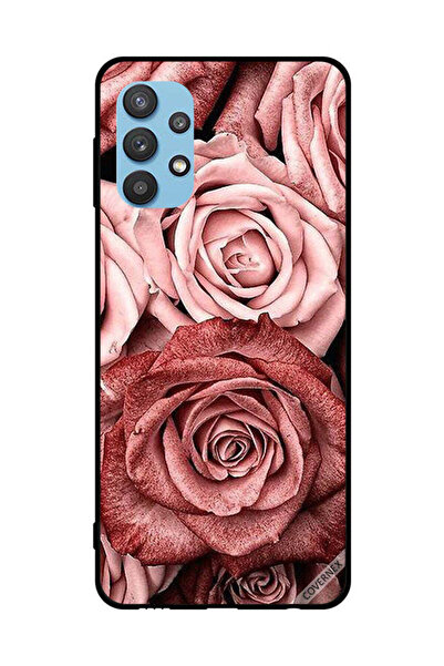 Covernex غطاء حماية لهاتف سامسونج جالاكسي M32 5G - زهور الخوخ