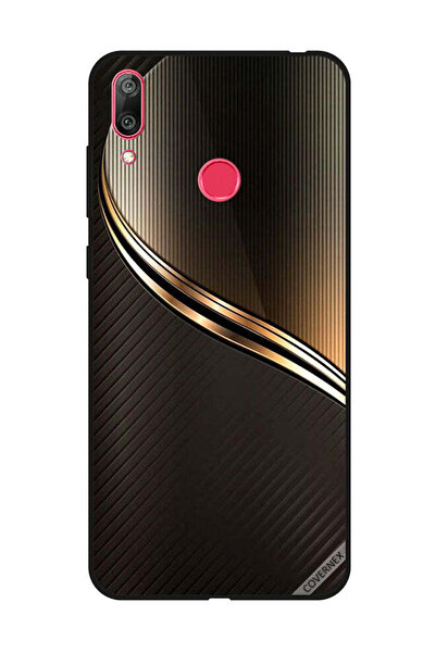 Covernex غطاء حماية لهاتف هواوي Y7 Prime 2019 بنمط ستيل ذهبي داكن