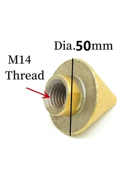 Choice D50xM14 M14 Diamond Chamfer Router Bits Dia 38mm Milling Tile Cutter Marble Concrete Hole Saw Masonr