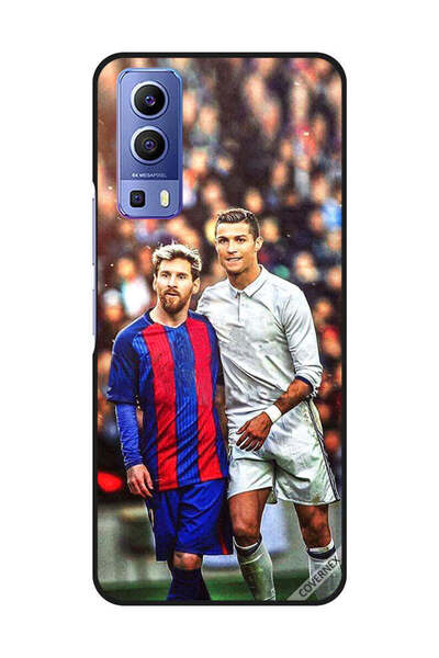 Covernex غطاء حماية لهاتف Vivo Y72 5G ميسي ورونالدو