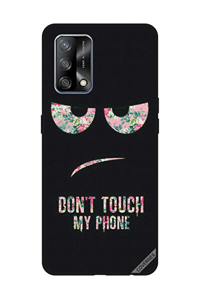 Covernex Protective Case Cover For OPPO A74/F19 4G Don't Touch My Phone Floral