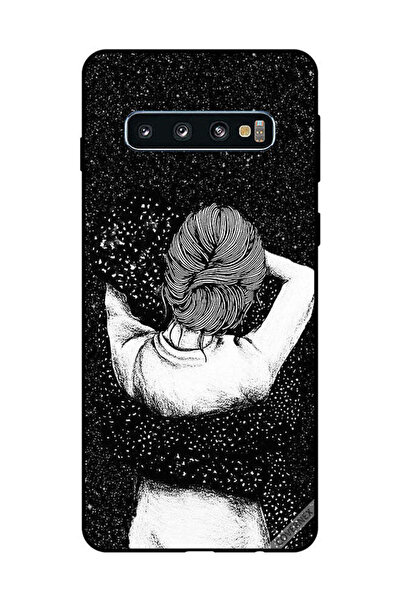 Covernex غطاء حماية لهاتف سامسونج جالاكسي S10 - خيال فتاة دودل الليلية