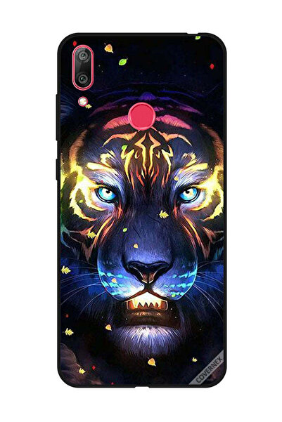 Covernex غطاء حماية لهاتف هواوي Y7 Prime 2019 - أسد مضيء