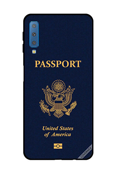 Covernex غطاء حماية لهاتف سامسونج جالاكسي A7 2018 - جواز سفر أمريكي
