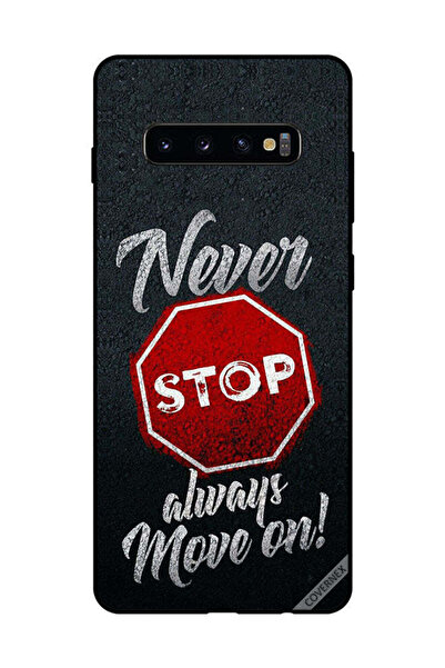 Covernex غطاء حماية لهاتف سامسونج جالكسي S10 بلس، لا تتوقف أبدًا، تحرك دائمًا