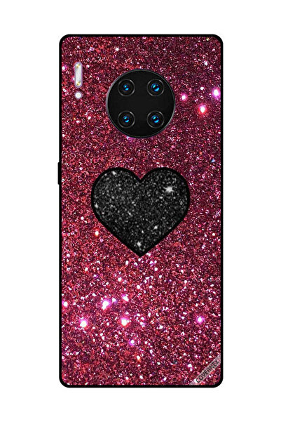 Covernex غطاء حماية لهاتف هواوي ميت 30 برو - قلب أسود مع لمعان أحمر