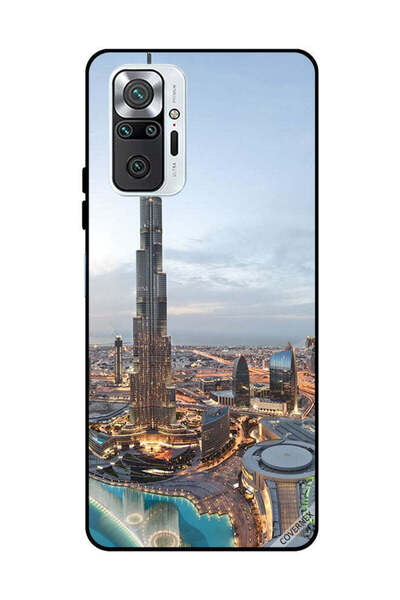 Covernex غطاء حماية لهاتف شاومي ريدمي نوت 10 برو 4G منظر جميل لوسط مدينة دبي