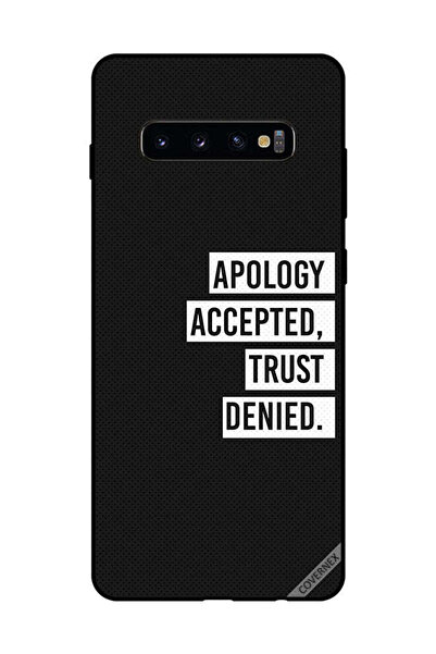 Covernex غطاء حماية لهاتف سامسونج جالكسي S10 بلس، اعتذار مقبول، ثقة متبادلة