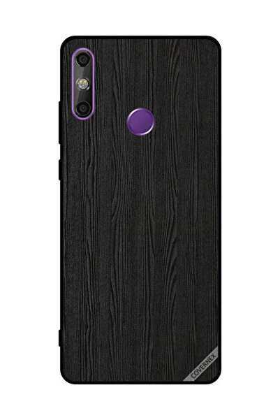 Covernex غطاء حماية لهاتف هواوي إنجوي 20E بنمط خشبي أسود