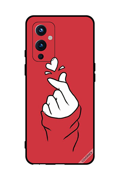 Covernex غطاء حماية لهاتف OnePlus 9 Snap Love أحمر