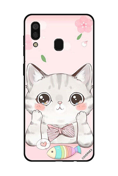 Covernex غطاء حماية لهاتف سامسونج جالاكسي A30 - سمكة قطة