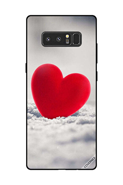 Covernex غطاء حماية لهاتف سامسونج جالاكسي نوت 8 بتصميم قلب أحمر جميل