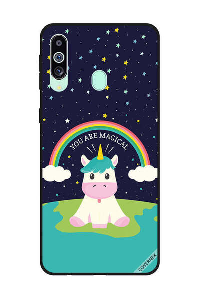 Covernex غطاء حماية لهاتف سامسونج جالاكسي M40/A60 بتصميم وحيد القرن السحري