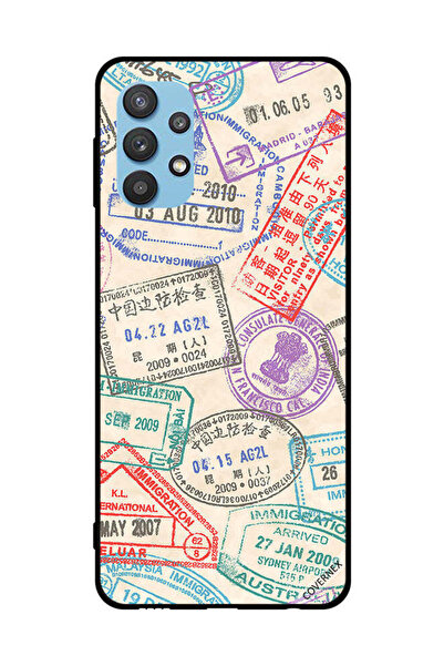 Covernex غطاء حماية لهاتف سامسونج جالاكسي M32 5G طوابع السفر