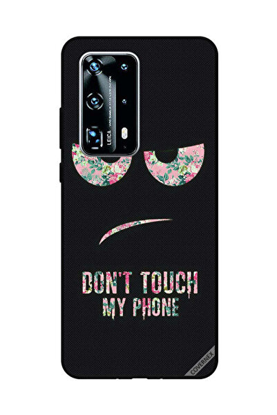 Covernex غطاء حماية لهاتف هواوي بي 40 برو بلس - لا تلمس هاتفي - زهري