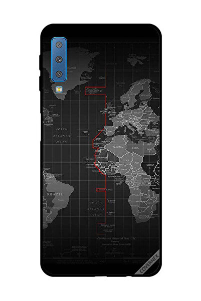 Covernex غطاء حماية لهاتف سامسونج جالاكسي A7 2018 بطبعة حدود المحيط