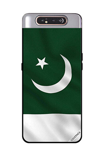 Covernex غطاء حماية لهاتف سامسونج جالاكسي A80 علم باكستان عمودي