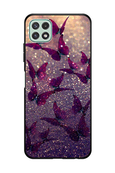 Covernex Protective Case Cover For Samsung Galaxy A22 5G Glitter Butterflies