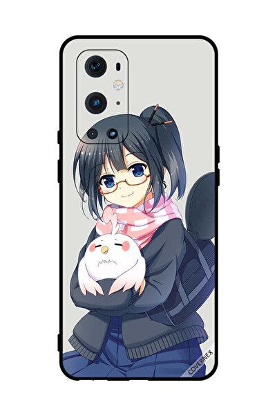 Covernex غطاء حماية لهاتف OnePlus 9 Pro فتاة تحمل حيوانًا أليفًا