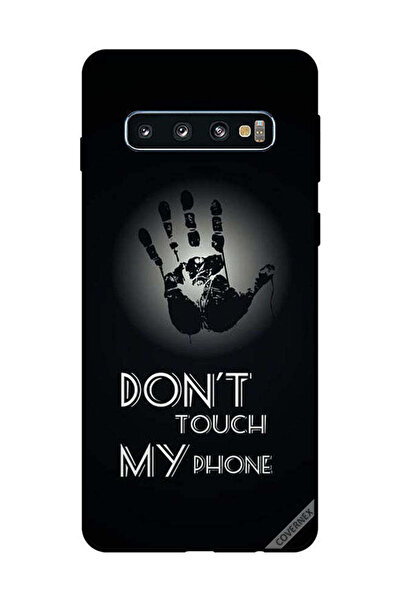 Covernex غطاء حماية لهاتف سامسونج جالكسي S10 - لا تلمس هاتفي - يدي