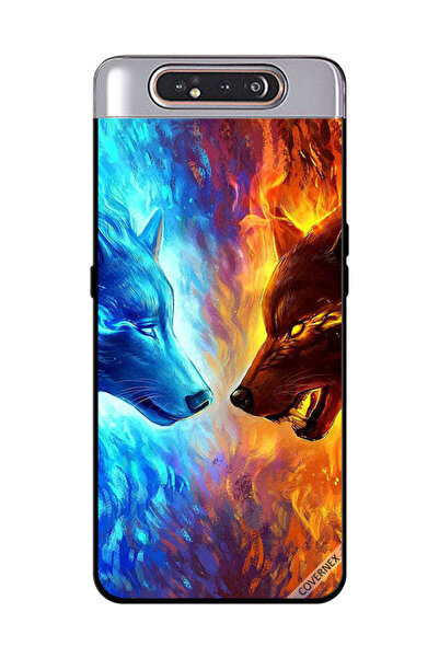 Covernex Protective Case Cover For Samsung Galaxy A80 Water & Fire Wolf