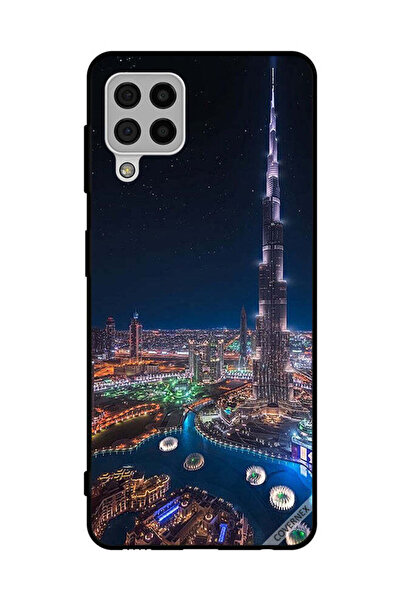 Covernex غطاء حماية لهاتف سامسونج جالاكسي A22 4G منظر ليلي لوسط المدينة