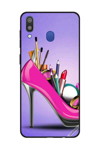 Covernex Protective Case Cover For Samsung Galaxy M20 Shoe With Makeup